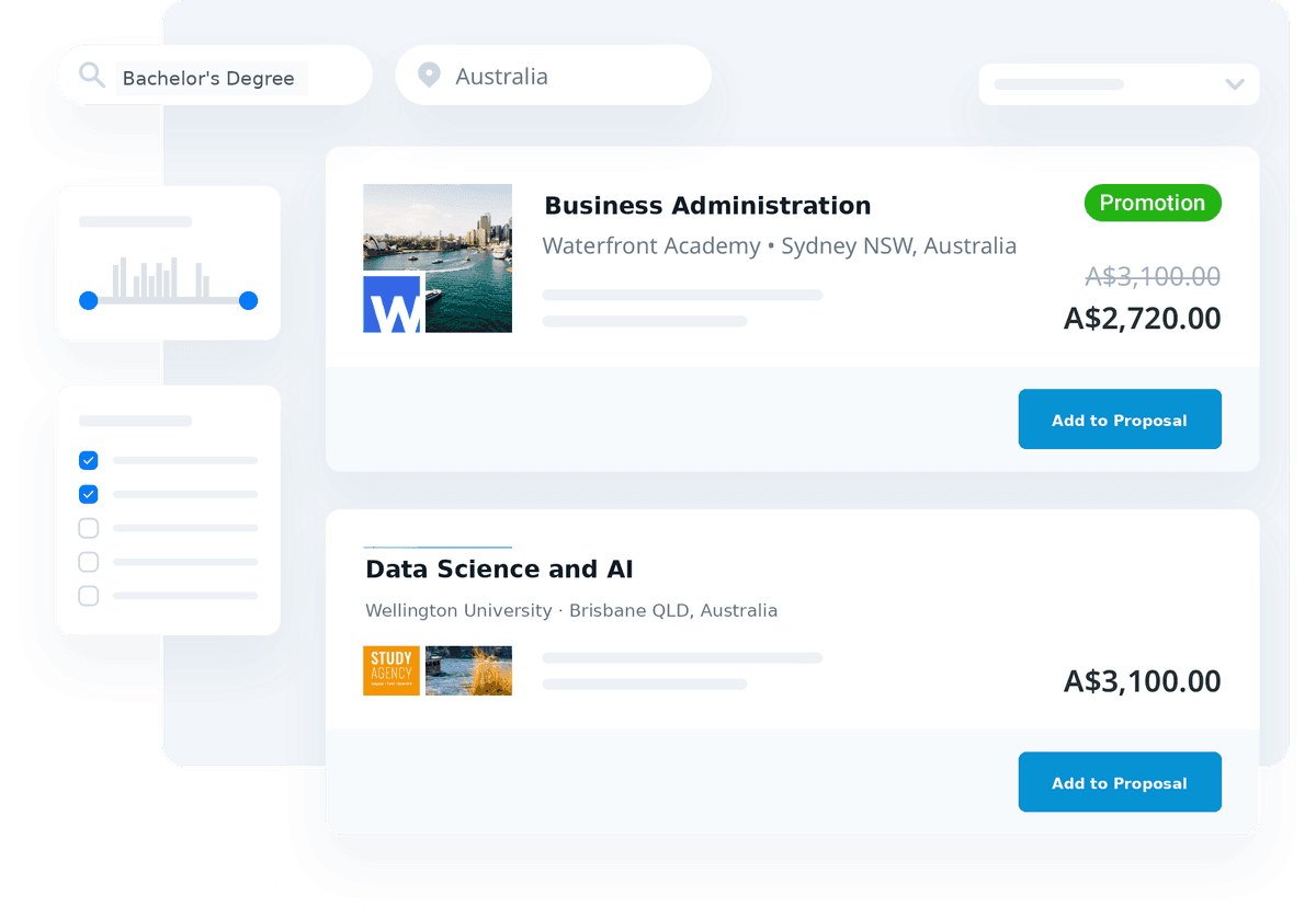 Search Programs & Build Proposals