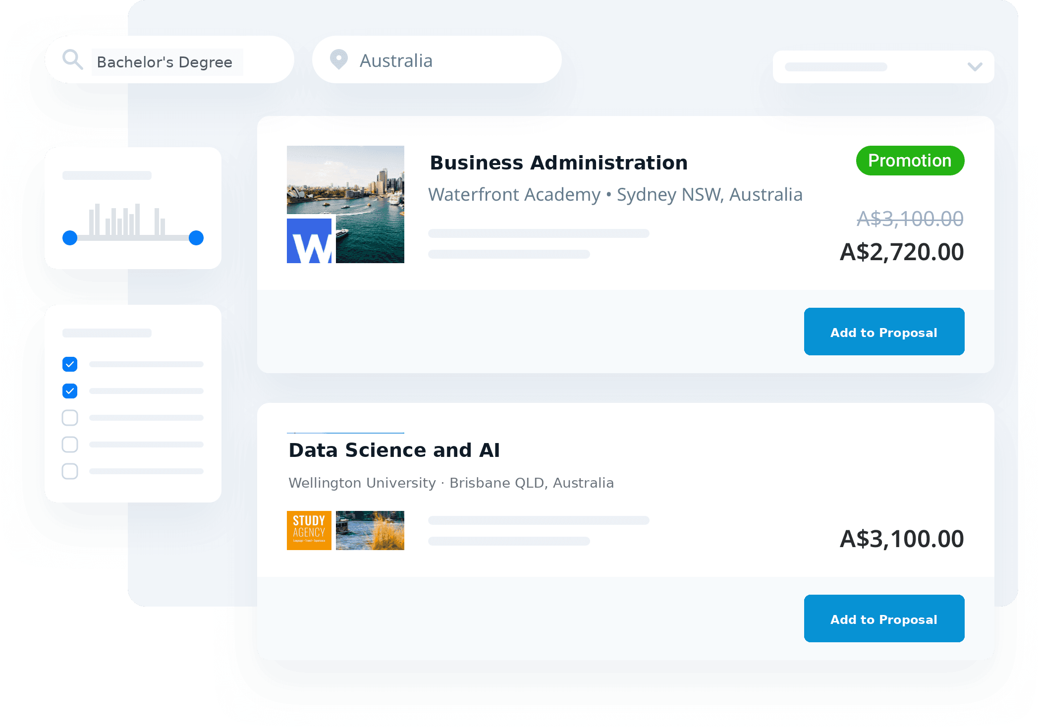 Edvisor school platform — Publish programs, track enrollments, grow your agency network